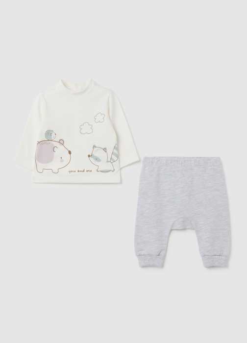 OVS Kids Set Tricou + Pantaloni Snow White Baieti 0-9 Luni [1]