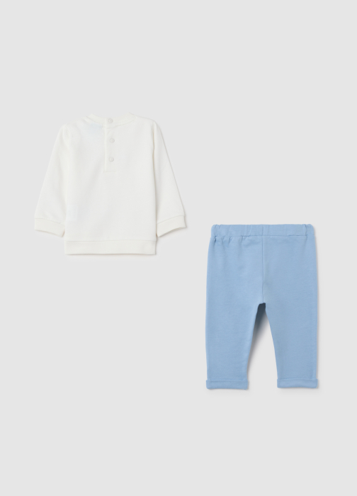 OVS Kids Set Tricou + Pantaloni Soft Chambray Baieti 0-9 Luni [2]