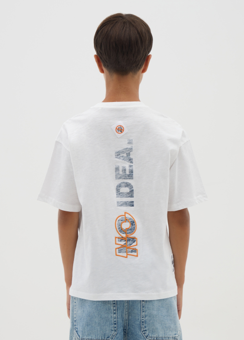 OVS Kids Tricou Lucent White Baieti 10-15 Ani [3]