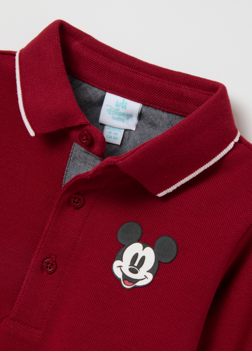 OVS Kids Tricou Polo Maneca Lunga  Rhubarb Baieti 9-36 Luni [4]