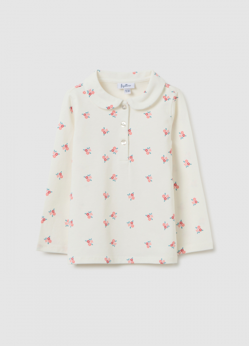 OVS Kids Поло С Длинным Рукавом Для Девочек White Alyssum 9-36 Месяцев [1]