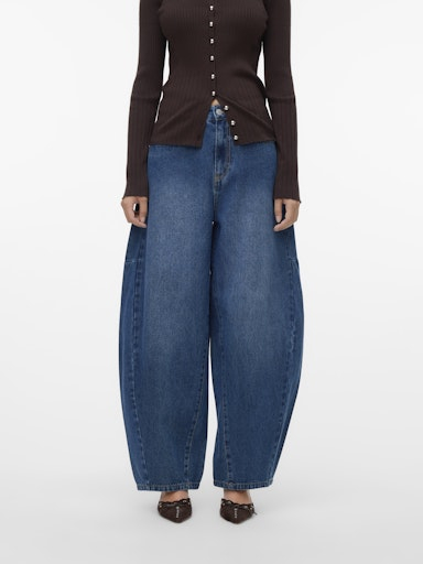 VERO MODA Женские Джинсы Dark Blue Denim Kaitlin [2]