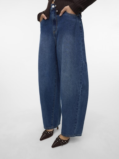 VERO MODA Женские Джинсы Dark Blue Denim Kaitlin [3]