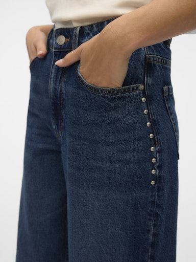 VERO MODA Blugi Dark Blue Denim Rae Femei [3]
