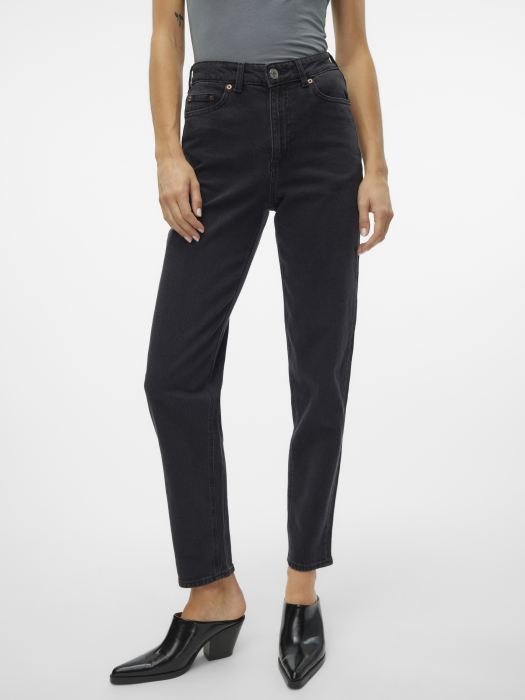 Vero Moda Женские Джинсы Тёмные Серые TESSA Mom [2]