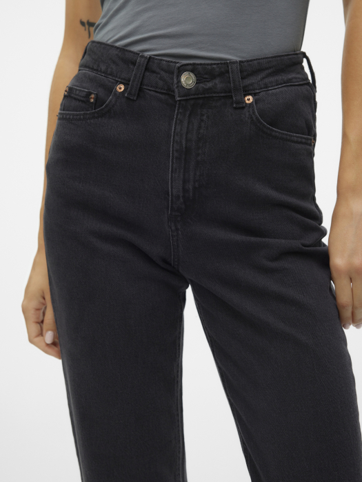 Vero Moda Женские Джинсы Тёмные Серые TESSA Mom [4]