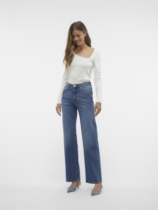 Vero Moda Blugi Albastri TESSA Wide Femei [7]