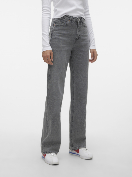 Vero Moda Blugi Gri Deschis TESSA Wide Femei [4]