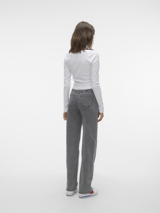 Vero Moda Blugi Gri Deschis TESSA Wide Femei [3]