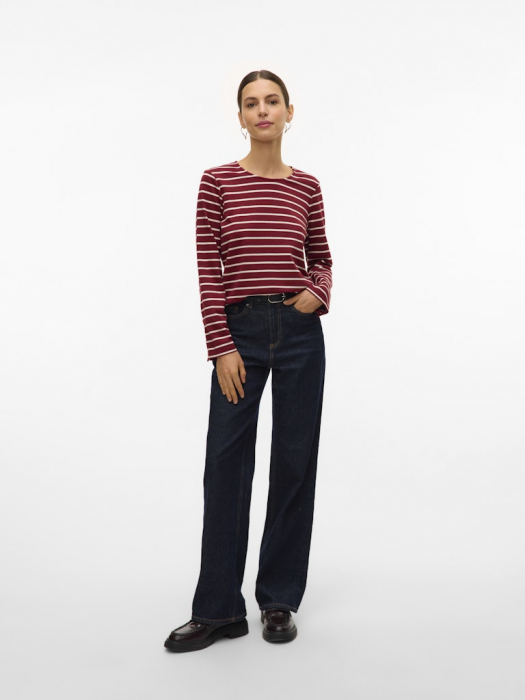 VERO MODA Bluza Gri/Bordo  Femei [2]