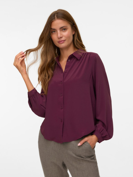 Vero Moda Рубашка Bordo  [3]