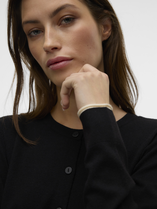 Vero Moda Женский Кардиган Чёрный  [3]