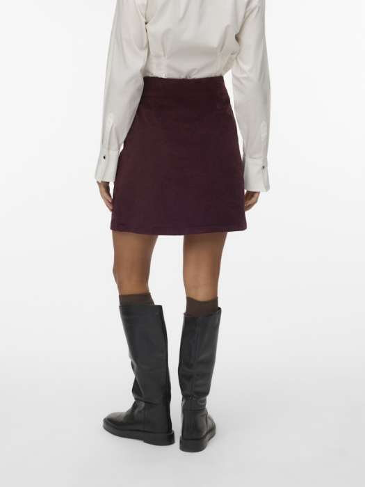 VERO MODA Fusta Bordo  Femei [4]