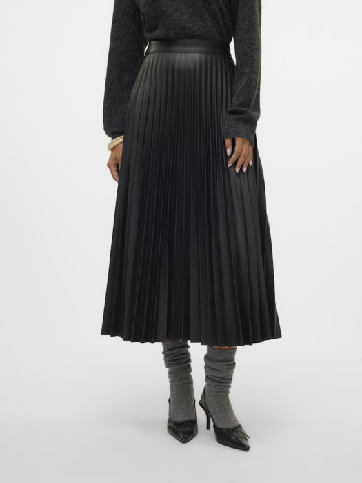 VERO MODA Fusta Neagra  Femei [3]