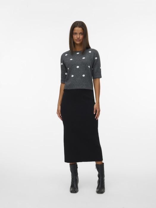 VERO MODA Fusta Neagra  Femei [1]