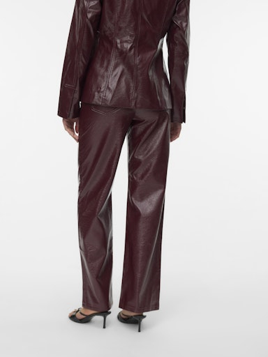 VERO MODA Pantaloni Bordo  Femei [4]