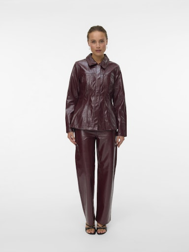 VERO MODA Pantaloni Bordo  Femei [2]