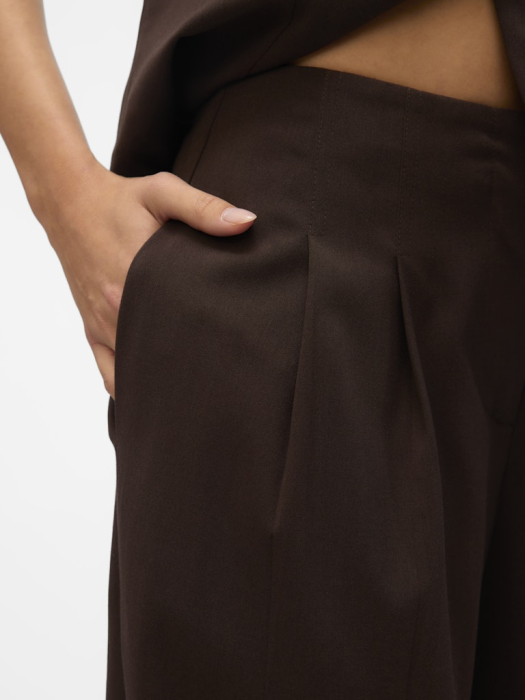 VERO MODA Женские Брюки Chocolate Torte Wide [4]