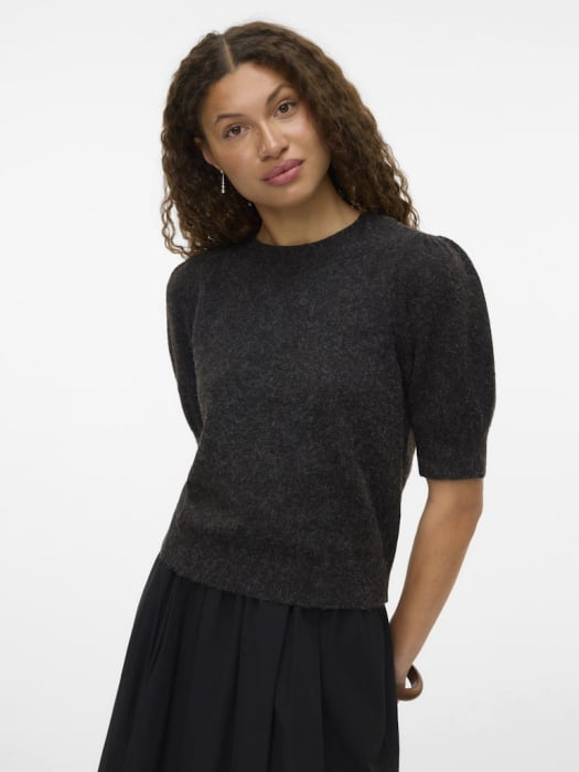 Vero Moda Pulover Cu Maneca Scurta Gri Inchis  Femei [2]