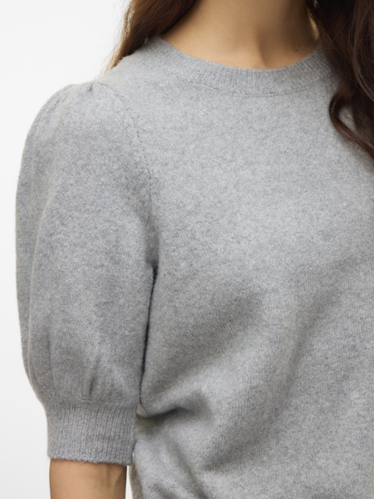 Vero Moda Свитер С Коротким Рукавом Gri Deschis  [5]