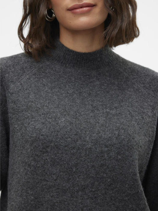 VERO MODA Женский Свитер Dark Grey Melange  [4]