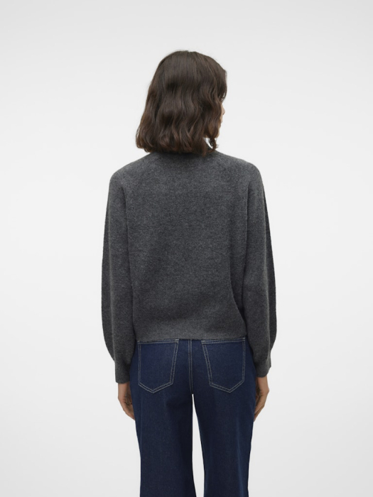 VERO MODA Женский Свитер Dark Grey Melange  [5]