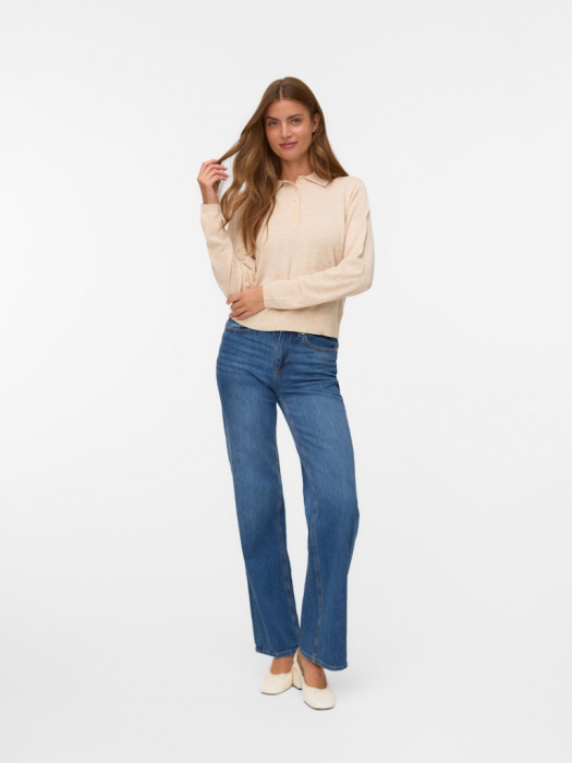VERO MODA Женский Свитер Natural Melange  [3]
