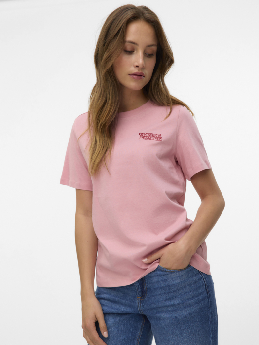 Vero Moda Tricou Roz Deschis  Femei [2]