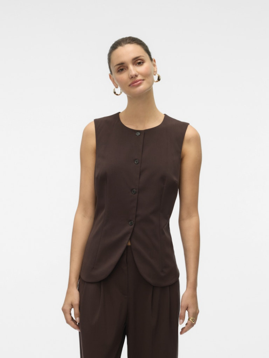 VERO MODA Vesta Chocolate Torte  Femei [2]