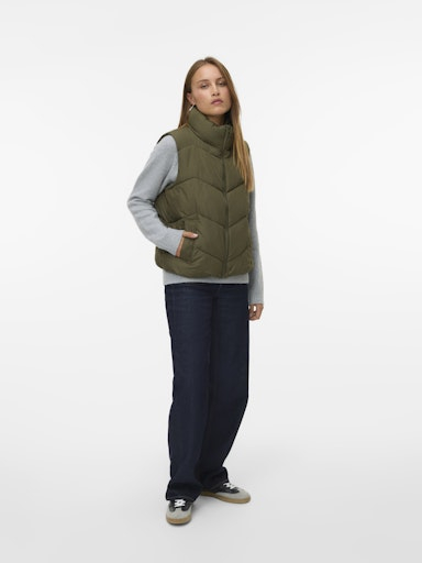 VERO MODA Vesta Gri  Femei [2]