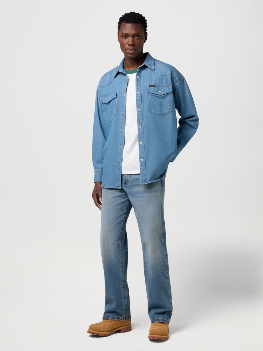 Wrangler Blugi Authentic Medium Loose Straight Oversized Barbati [1]