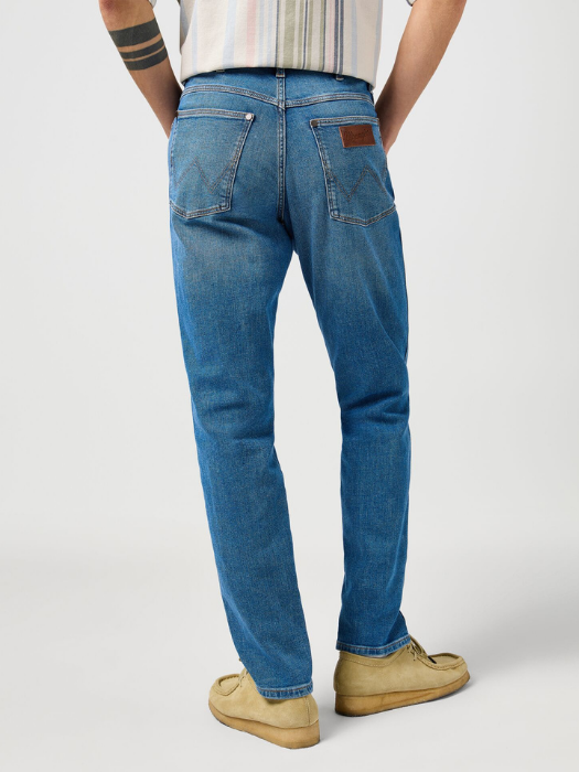 Wrangler Blugi Albastri RIVER Tapered Barbati [2]