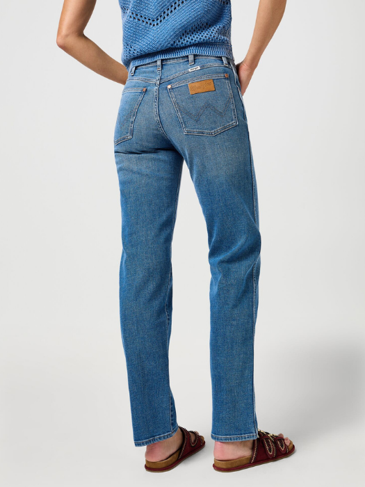 Wrangler Женские Джинсы Синие SUNSET Straight [2]