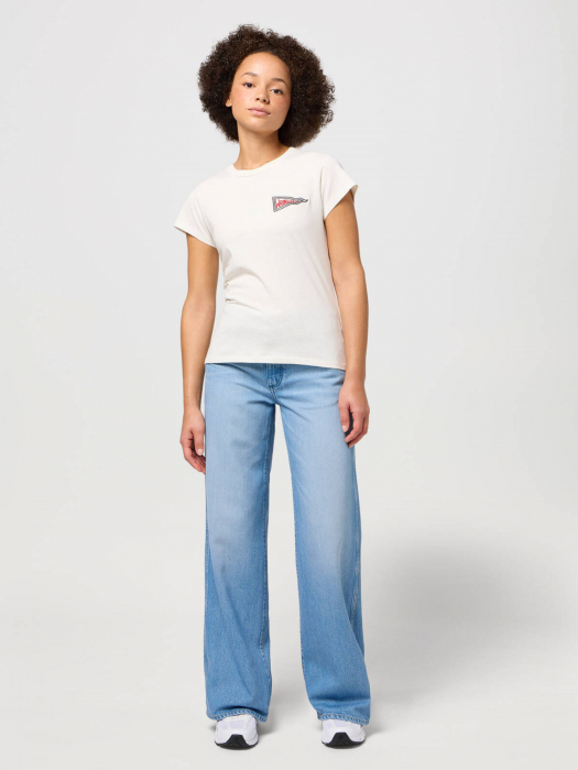 Wrangler Blugi Albastri Deschisi WORLD WIDE Wide Leg Femei [1]