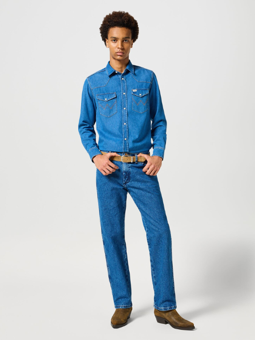 Wrangler Мужские Джинсы Синие 13Mwz Original Regular Bootcut [1]