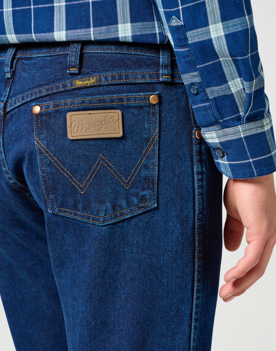 Wrangler Blugi Albastri 13MWZ Original Regular Bootcut Barbati [4]