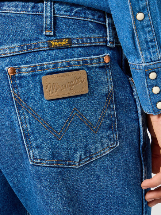 Wrangler Blugi Blue 13Mwz Original Regular Bootcut Barbati [5]