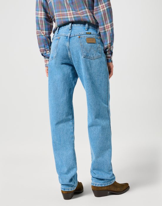 Wrangler Мужские Джинсы Синие Regular Bootcut [5]