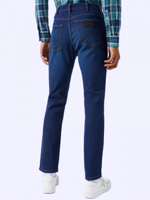 Wrangler Blugi Slim Tapered Blue Barbati [3]
