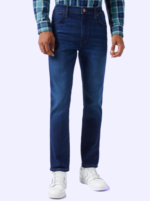 Wrangler Blugi Slim Tapered Blue Barbati [2]