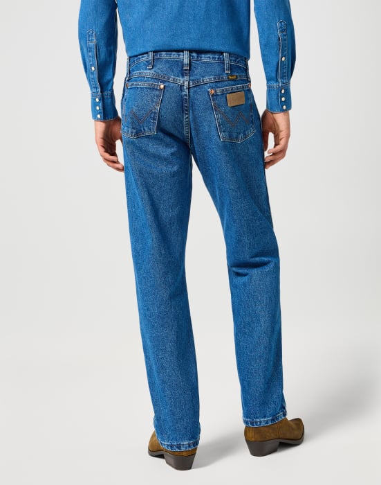 Wrangler Blugi Regular Bootcut Blue Barbati [3]