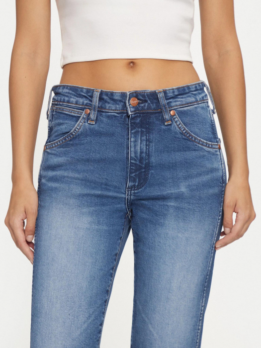 Wrangler Blugi Slim Blue Femei [4]