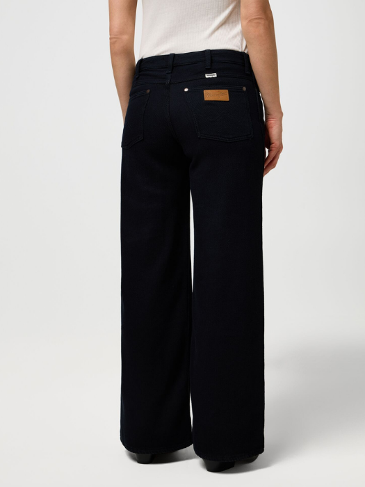 Wrangler Blugi Negri WORLD WIDE Wide Leg Femei [3]