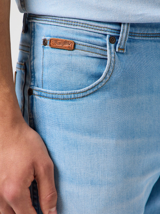 Wrangler Blugi Albastri Deschisi TEXAS Authentic Straight Barbati [3]