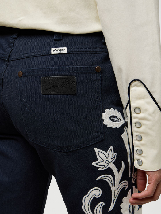Wrangler Женские Джинсы Dark Navy 70S Flare Flare [5]
