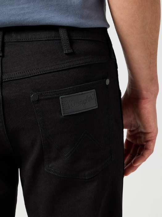 Wrangler Мужские Джинсы Чёрные LARSTON Slim Tapered [5]