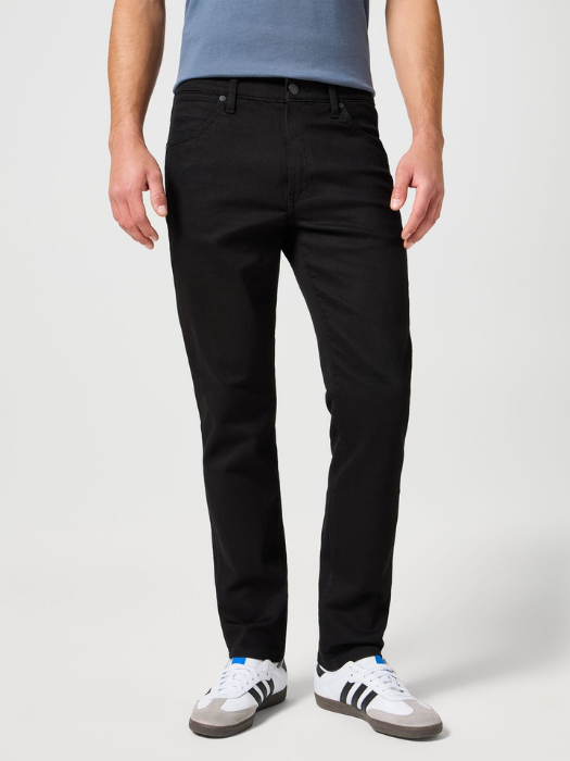 Wrangler Мужские Джинсы Чёрные LARSTON Slim Tapered [2]