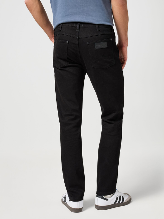 Wrangler Мужские Джинсы Чёрные LARSTON Slim Tapered [3]