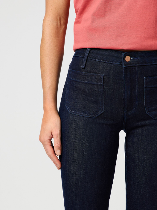 Wrangler Blugi Indigo FLARE Flare Femei [4]
