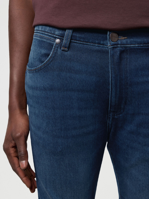 Wrangler Blugi Albastri LARSTON Slim Tapered Barbati [4]